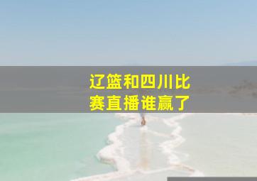 辽篮和四川比赛直播谁赢了