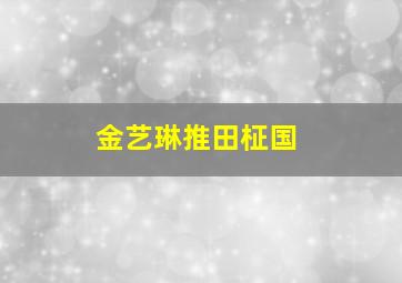 金艺琳推田柾国