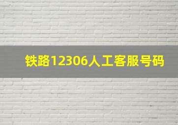 铁路12306人工客服号码