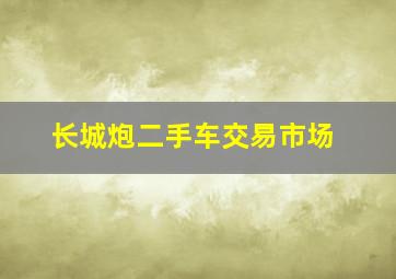 长城炮二手车交易市场