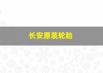 长安原装轮胎