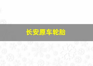 长安原车轮胎