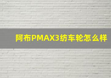 阿布PMAX3纺车轮怎么样