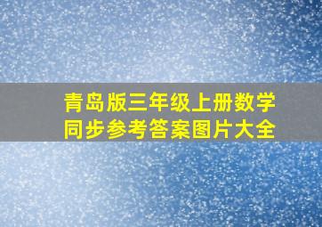 青岛版三年级上册数学同步参考答案图片大全