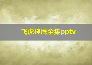 飞虎神鹰全集pptv