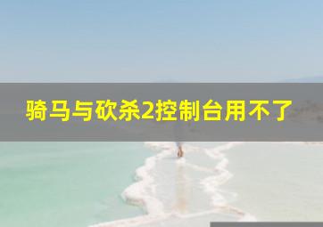 骑马与砍杀2控制台用不了