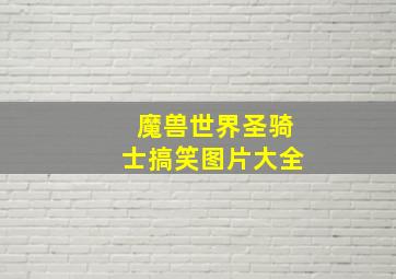 魔兽世界圣骑士搞笑图片大全