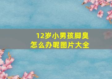 12岁小男孩脚臭怎么办呢图片大全