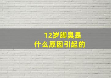 12岁脚臭是什么原因引起的