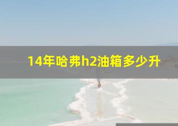 14年哈弗h2油箱多少升