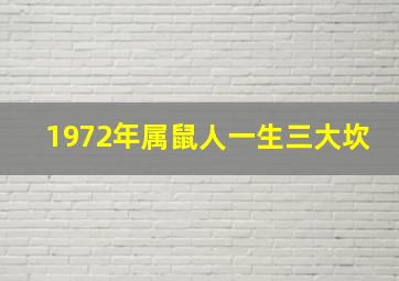 1972年属鼠人一生三大坎