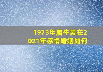 1973年属牛男在2021年感情婚姻如何