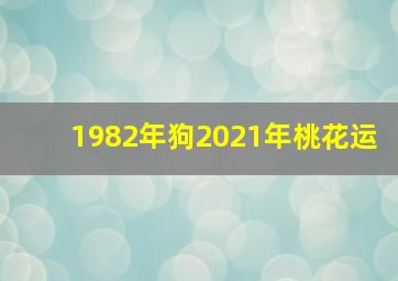 1982年狗2021年桃花运