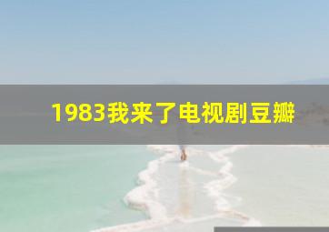 1983我来了电视剧豆瓣