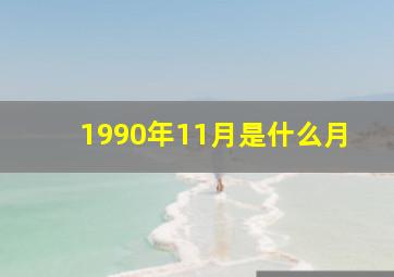 1990年11月是什么月