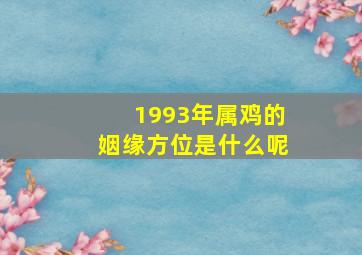 1993年属鸡的姻缘方位是什么呢