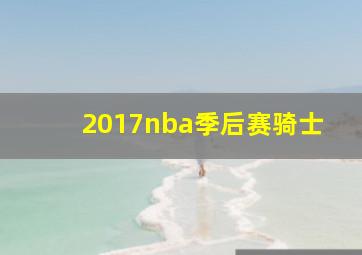 2017nba季后赛骑士