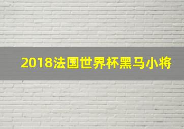 2018法国世界杯黑马小将