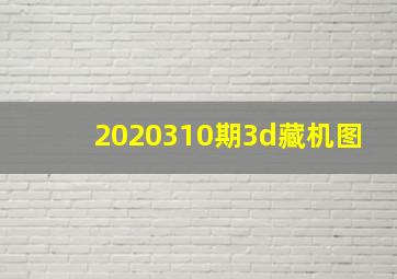 2020310期3d藏机图