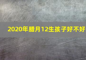 2020年腊月12生孩子好不好