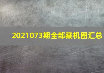 2021073期全部藏机图汇总