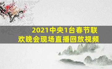 2021中央1台春节联欢晚会现场直播回放视频