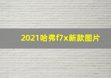 2021哈弗f7x新款图片