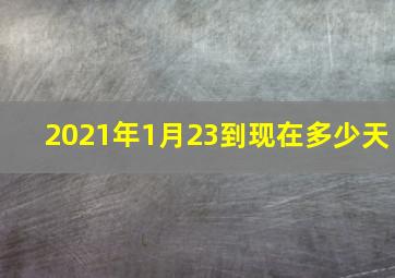 2021年1月23到现在多少天