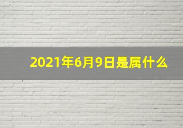 2021年6月9日是属什么