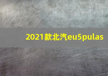 2021款北汽eu5pulas