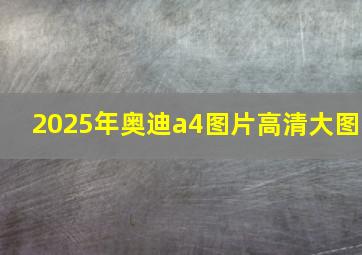 2025年奥迪a4图片高清大图