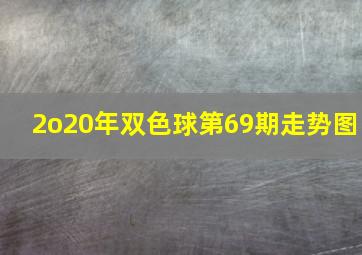 2o20年双色球第69期走势图