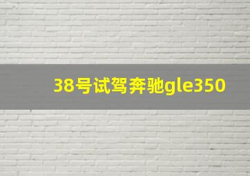 38号试驾奔驰gle350