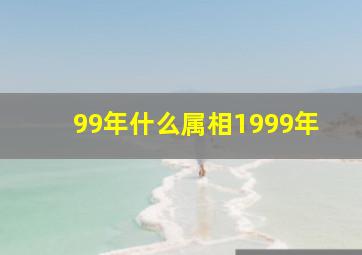 99年什么属相1999年