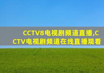 CCTV8电视剧频道直播,CCTV电视剧频道在线直播观看