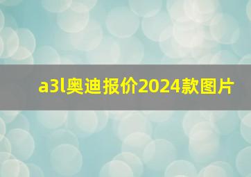 a3l奥迪报价2024款图片