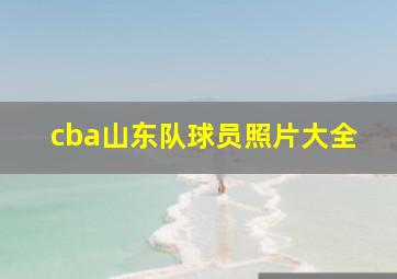 cba山东队球员照片大全