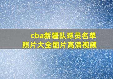 cba新疆队球员名单照片大全图片高清视频