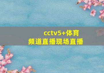 cctv5+体育频道直播现场直播