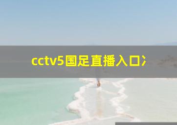 cctv5国足直播入口冫