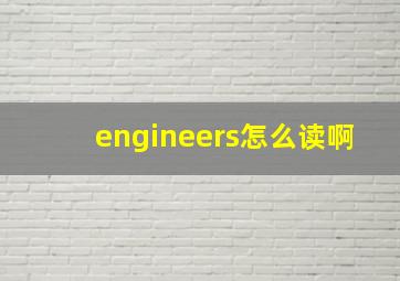 engineers怎么读啊