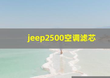 jeep2500空调滤芯