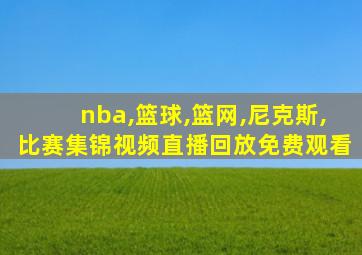 nba,篮球,篮网,尼克斯,比赛集锦视频直播回放免费观看