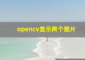 opencv显示两个图片