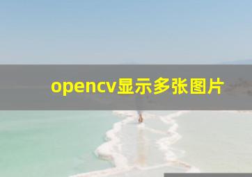 opencv显示多张图片