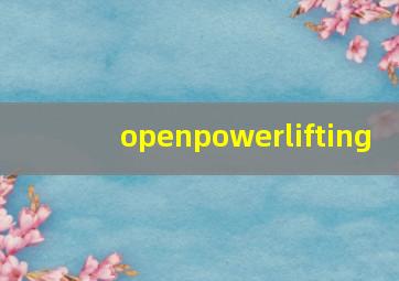 openpowerlifting