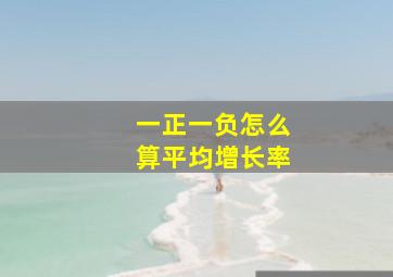 一正一负怎么算平均增长率