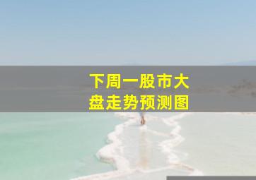 下周一股市大盘走势预测图