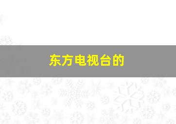 东方电视台的