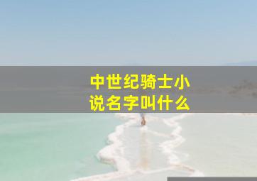 中世纪骑士小说名字叫什么